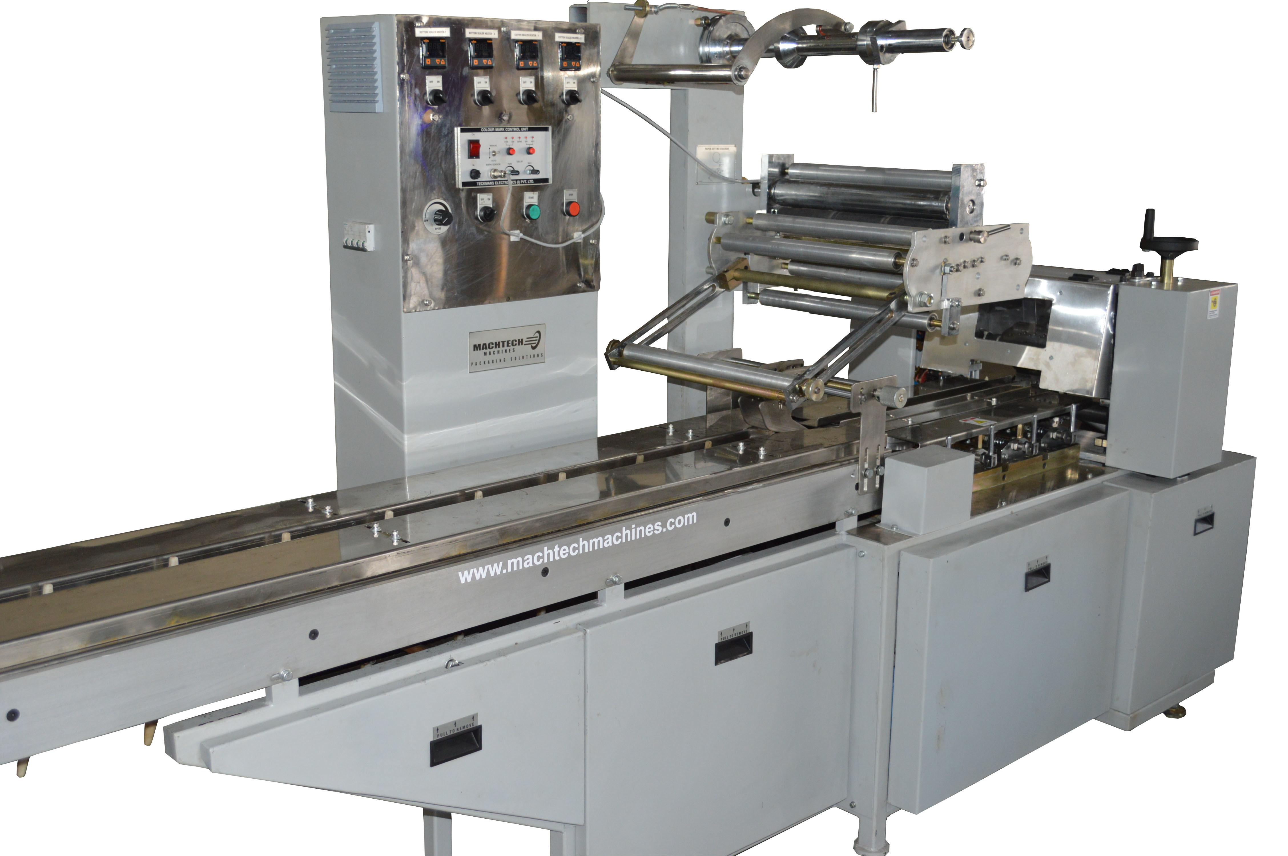 Metal Horizontal Flow Wrap Machine For Noodles, Bar, Chikki