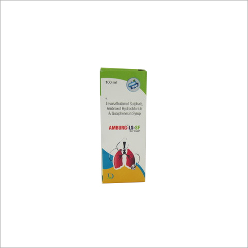 100ml Levosalbutamol Sulphate Ambroxol Hydrochloride And Guaiphenesin Syrup