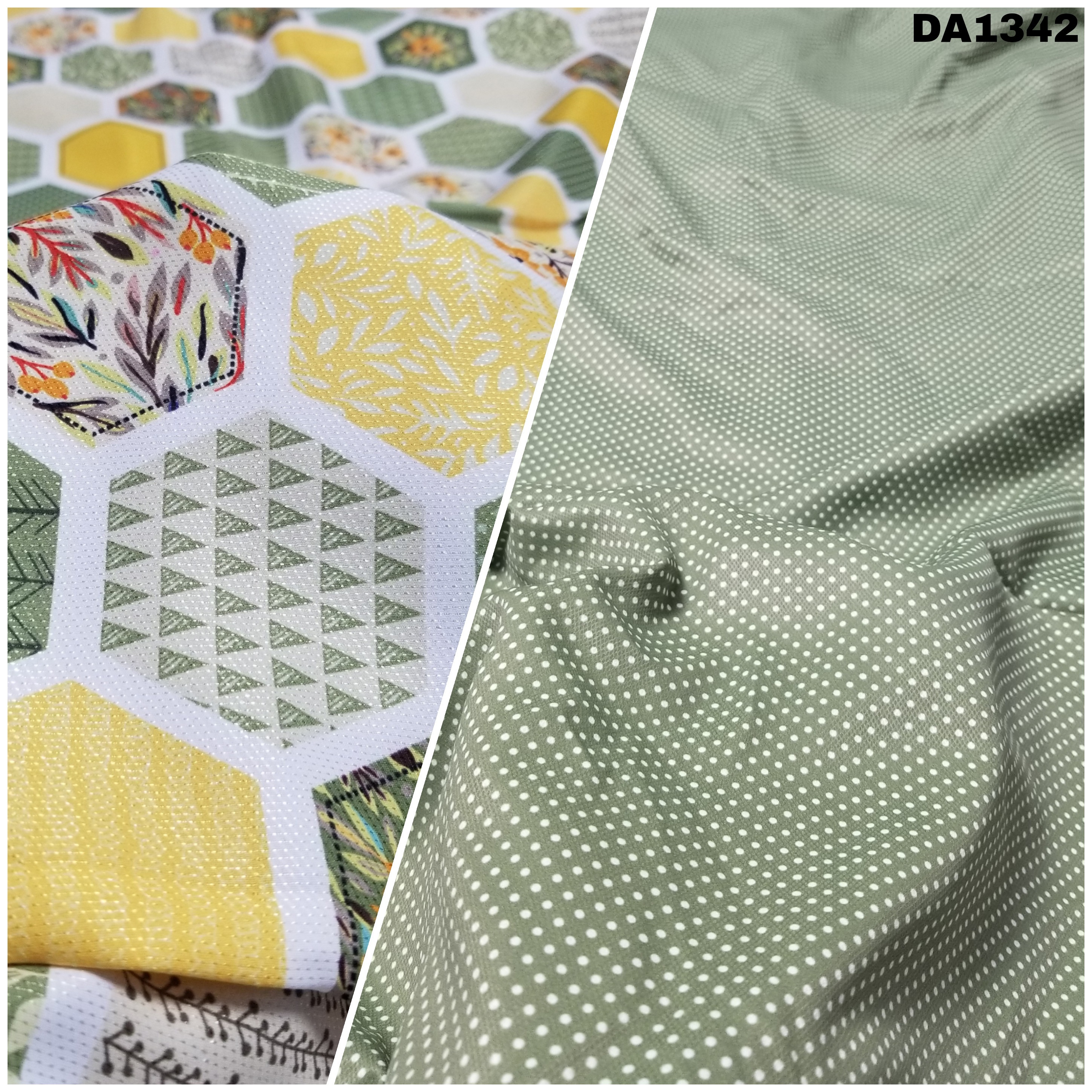 Silver Line Digital Print Fabric - 58 Inch Wide | Washable, Ideal For Garments, Vibrant Colors As Shown In Images