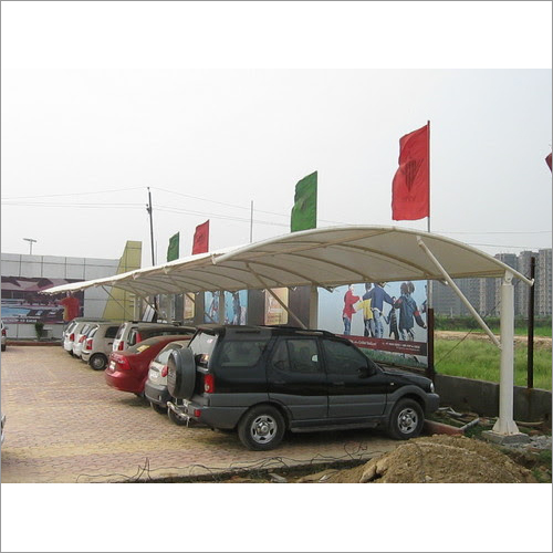 Pvc Panel Tensile Car Parking Structures