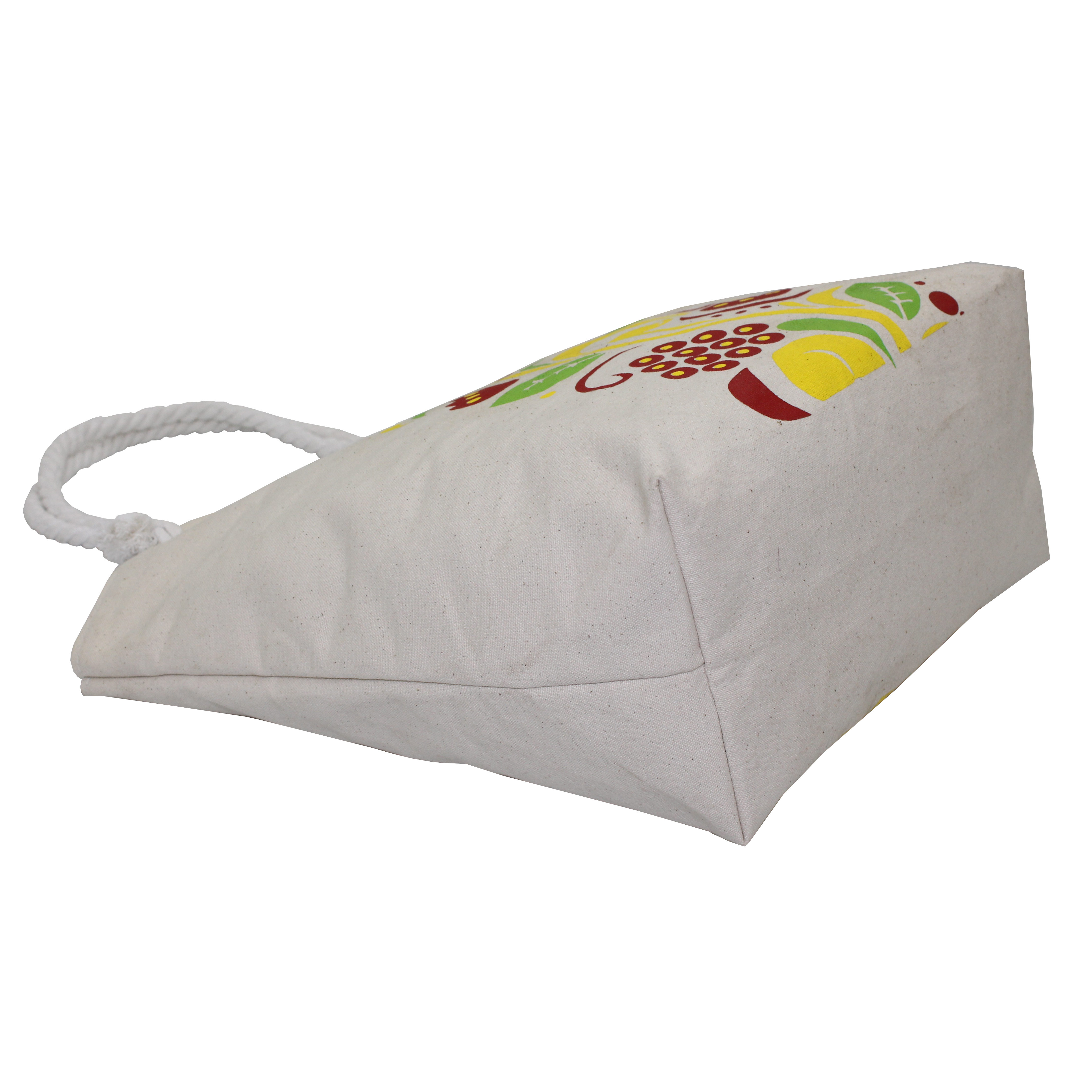 12 Oz Natural Canvas Beach Bag With Inside Lining Capacity: 5 Kgs Kg/day
