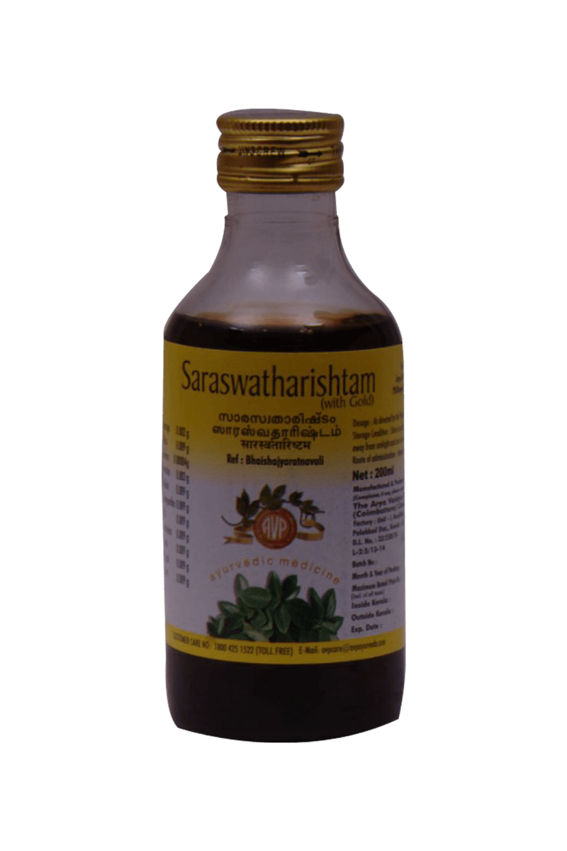 Saraswatharishtam - (Gold) 200ml Age Group: Suitable For All Ages