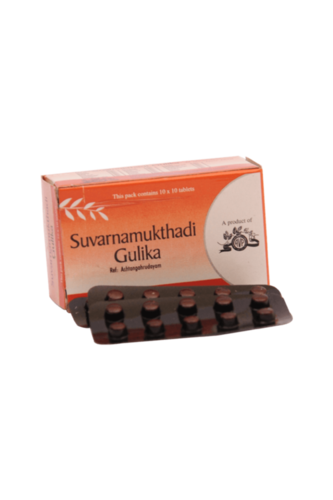 Suvarnamukthadi Gulika Tablet 10*10 Age Group: Suitable For All Ages