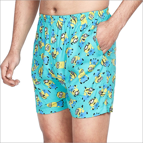 Dreamify Woven Boxers - 100% Soft Cotton, Multicolor Printed Design | All-day Comfort, Stylish Versatility, Perfect For Lounge Or Sleepwear