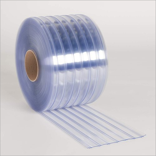 Transparent Double Ribbed Pvc Strip Curtain