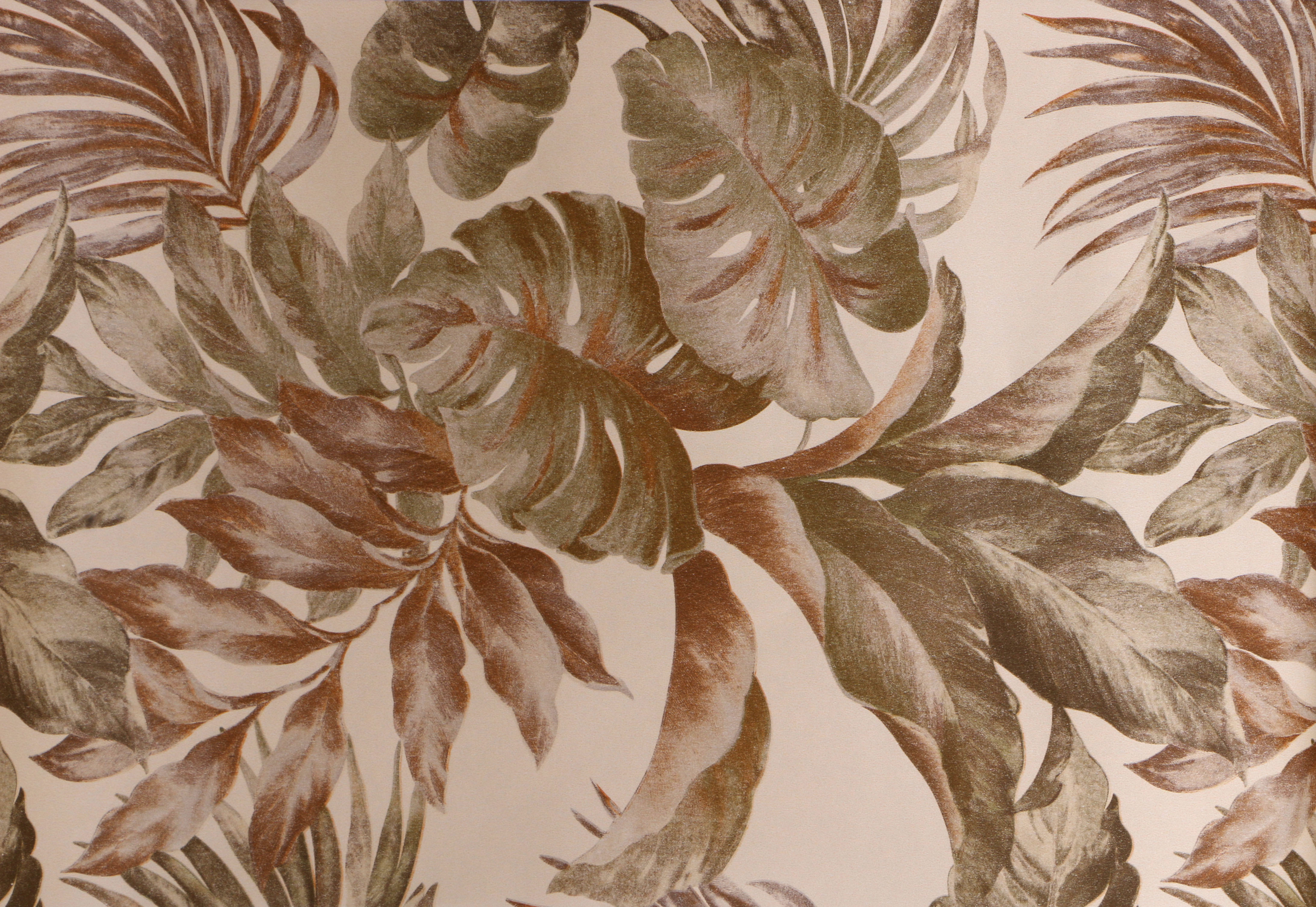 Hh-80703 Non-woven Leaves Wallpaper
