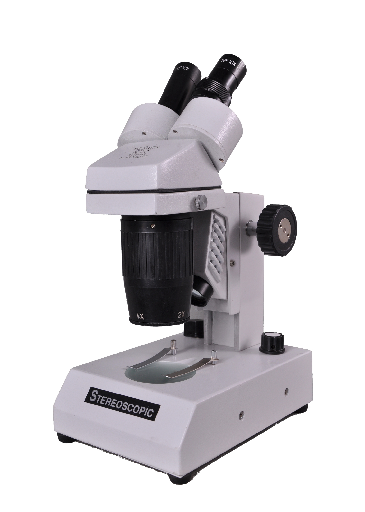 Stereoscopic Binocular Microscope - Metal Construction, 360° Rotatable Head | 10x/20x & 30x/40x Magnification, Dual Illumination System, Fungal Resistant Achromatic Objectives
