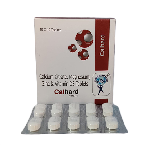 Calcium Citrate, Magnesium, Zinc And Vitamin D3 Tablets