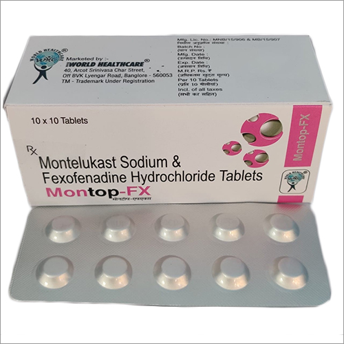 Montelukast Sodium And Fexofenadine Hydrochloride Tablets