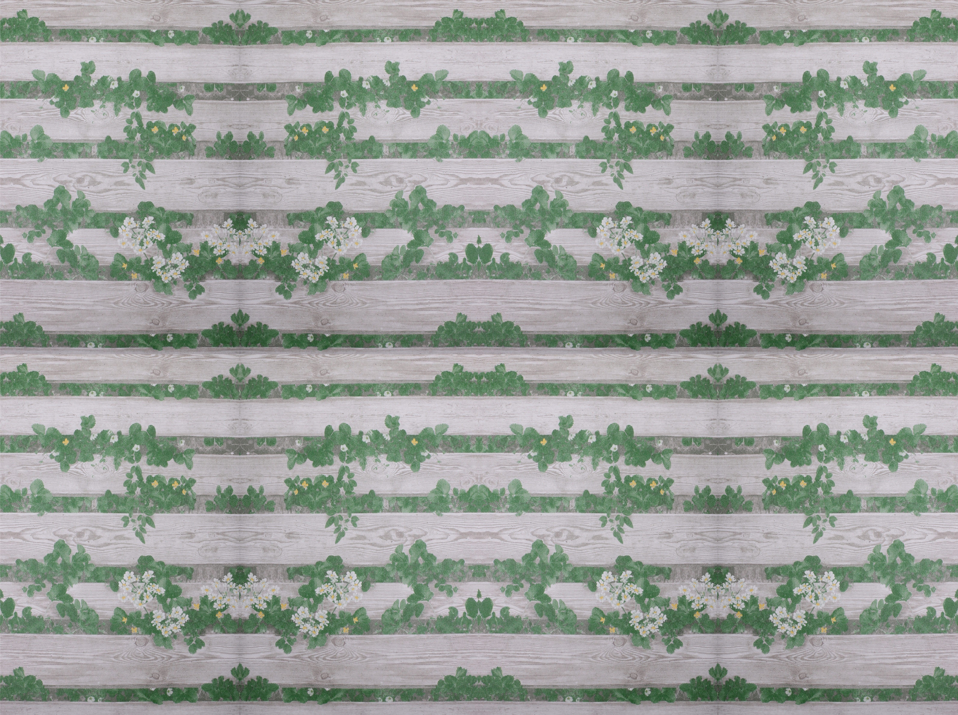 Hh-90402 Non-woven Fancy Leaves Wallpaper