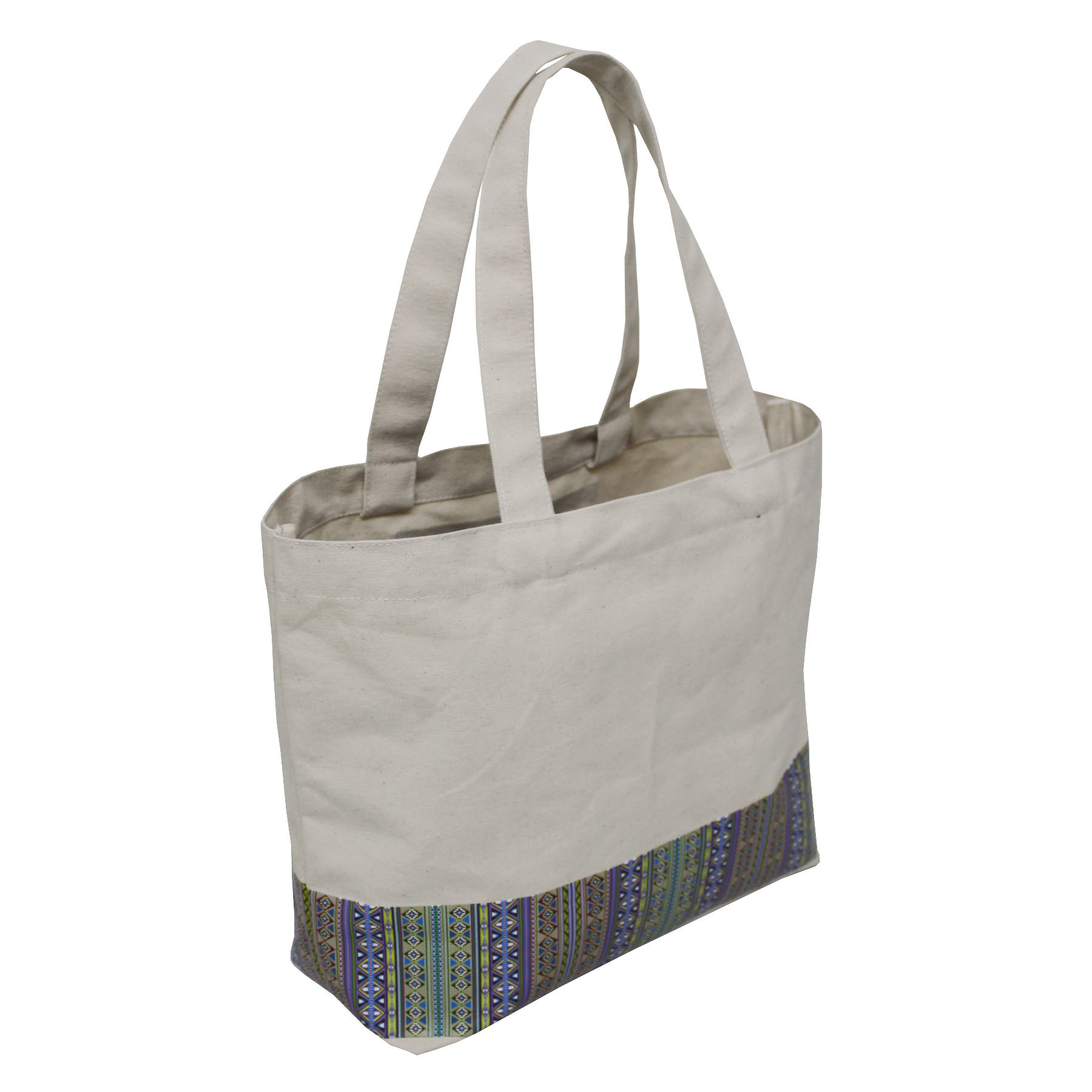 Natural Canvas Hand Bag Capacity: 5 Kgs Kg/day