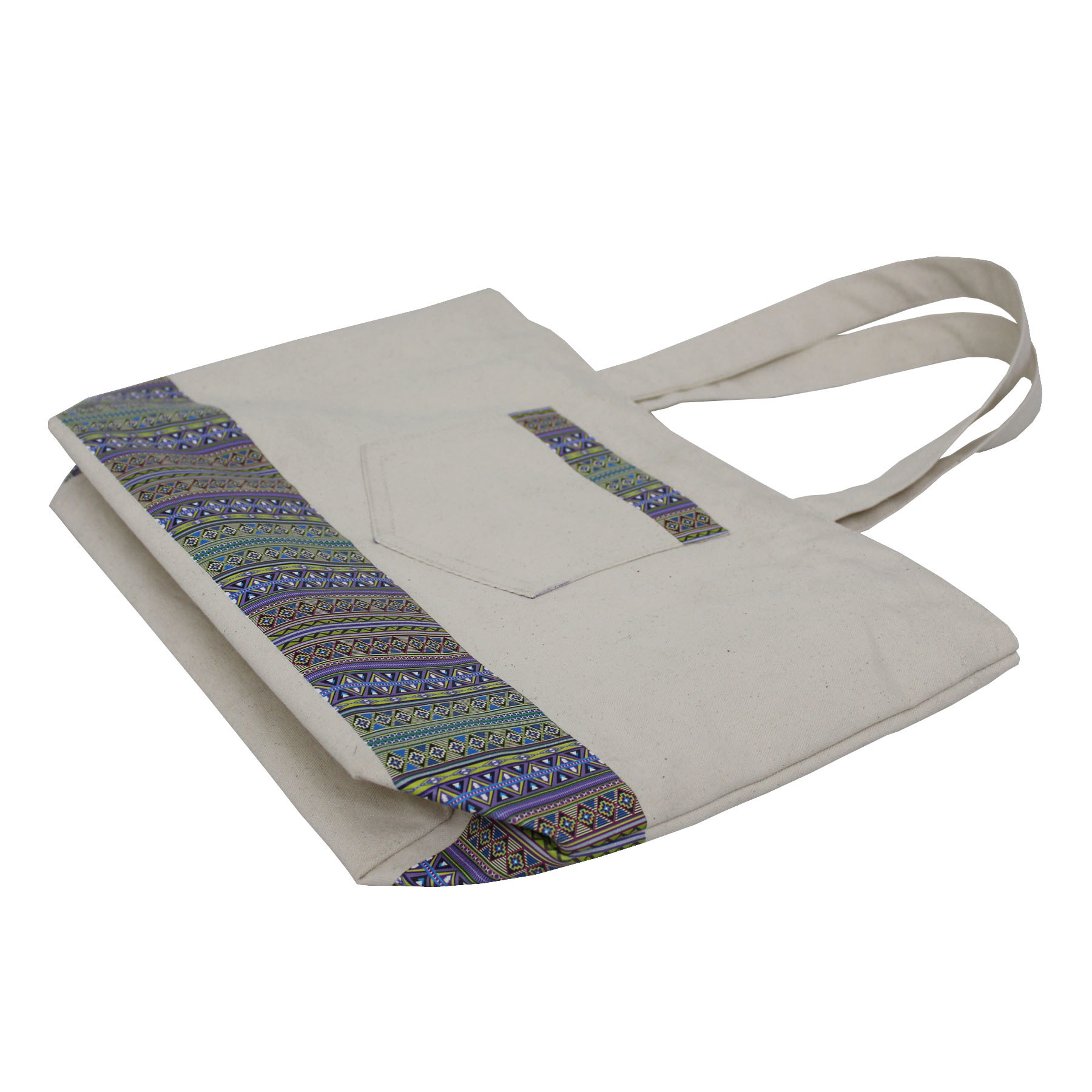 Natural Canvas Hand Bag Capacity: 5 Kgs Kg/day