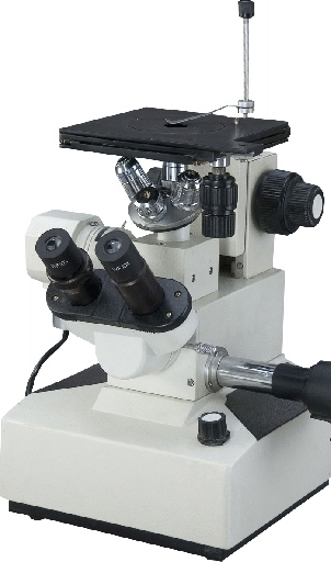Inverted Metallurgical Microscope - Metal Built, 100x To 1200x Magnification | Bright Illumination, Graduated Triple Layer Co-axial Stage, Variable Light Control