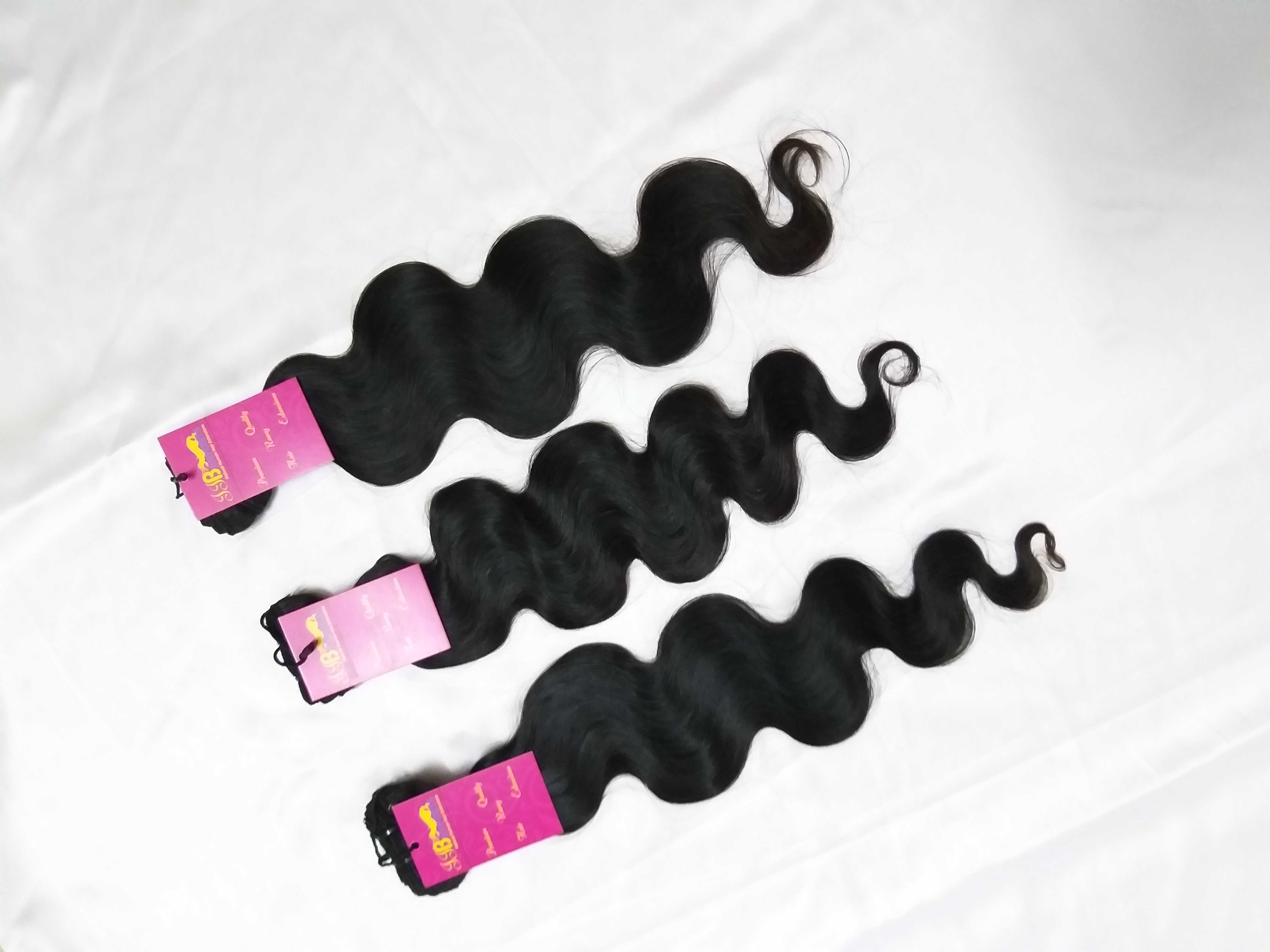 Weaving Indian Raw Machine Weft Single Drawn Natural Body Wave Human Hair Bundle
