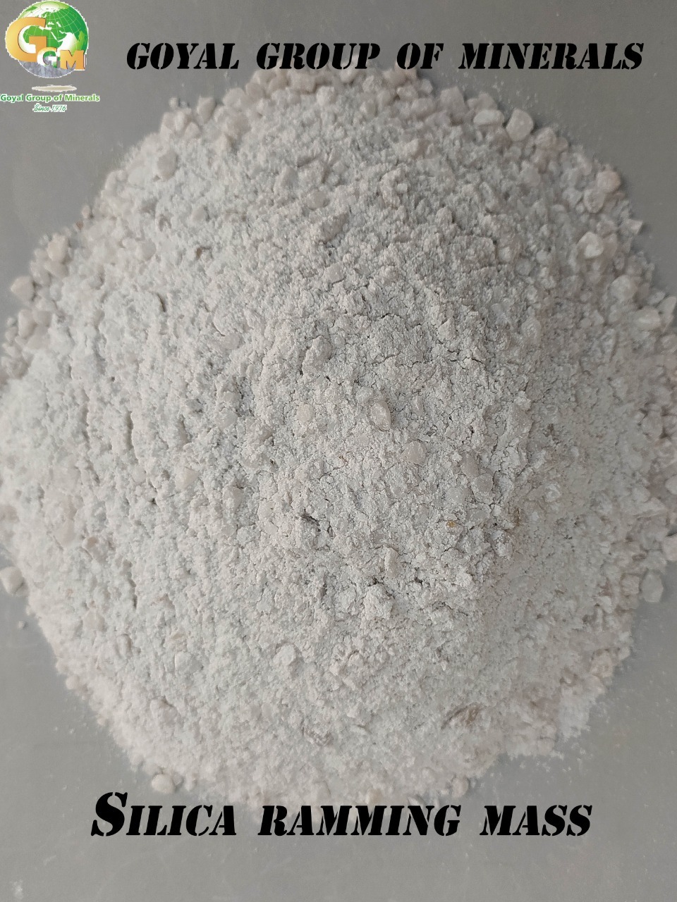 Silica Ramming Mass - Quartzite Composition, 99% Sio2, Snow White Color, Powder Form, Max Grain Size 6 Mm, Boric Acid Free