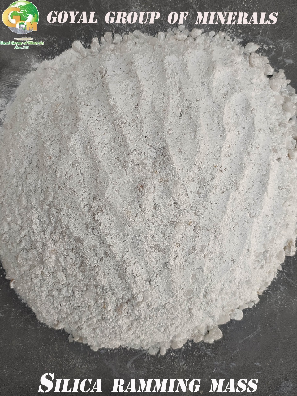 Silica Ramming Mass - Quartzite Composition, 99% Sio2, Snow White Color, Powder Form, Max Grain Size 6 Mm, Boric Acid Free