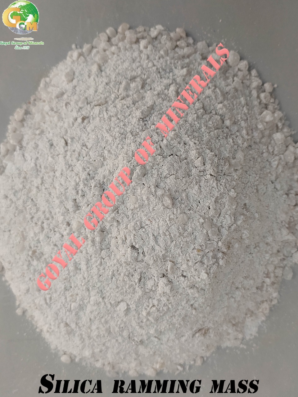 Silica Ramming Mass - Quartzite Composition, 99% Sio2, Snow White Color, Powder Form, Max Grain Size 6 Mm, Boric Acid Free