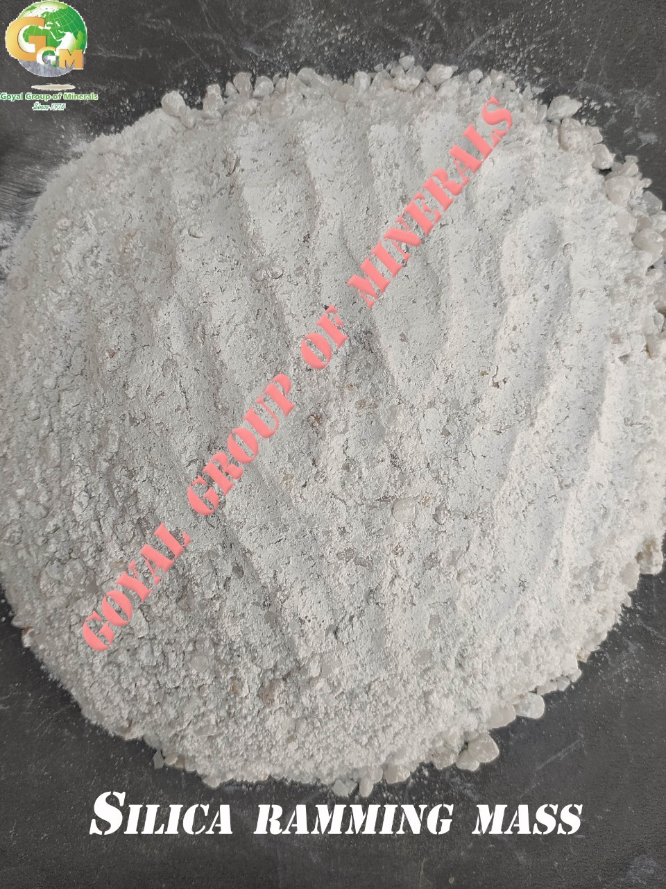 Silica Ramming Mass - Quartzite Composition, 99% Sio2, Snow White Color, Powder Form, Max Grain Size 6 Mm, Boric Acid Free