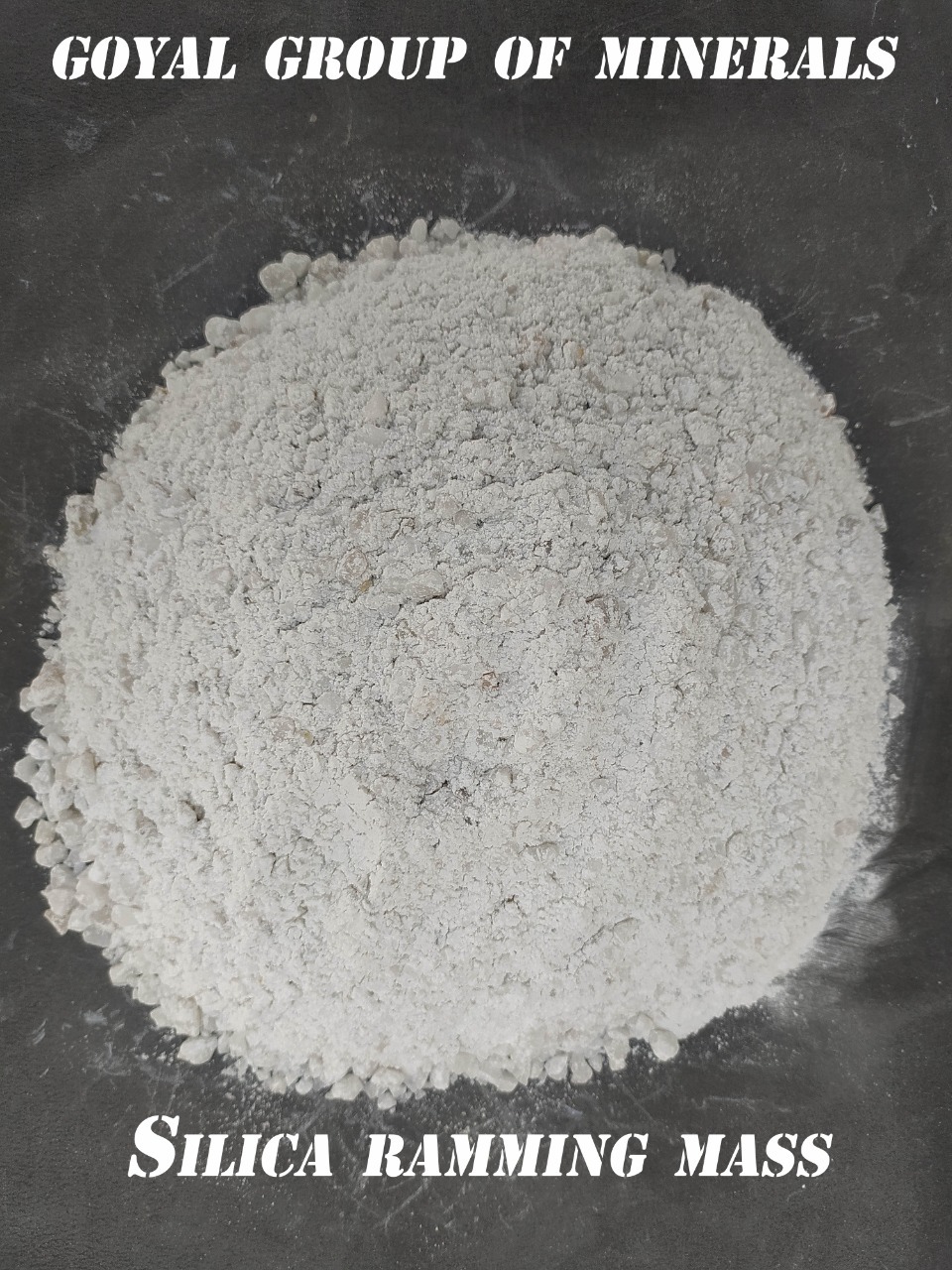 Silica Ramming Mass - Quartzite Composition, 99% Sio2, Snow White Color, Powder Form, Max Grain Size 6 Mm, Boric Acid Free