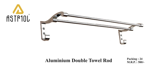 Aluminium Double Towel Rod