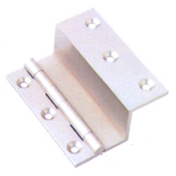 Brass L Hinges - 3" x 1/2", Silver Finish, Suitable for Cabinets, Available in 6MM, 12MM, 19MM & 25MM, Includes Slow Motion Option