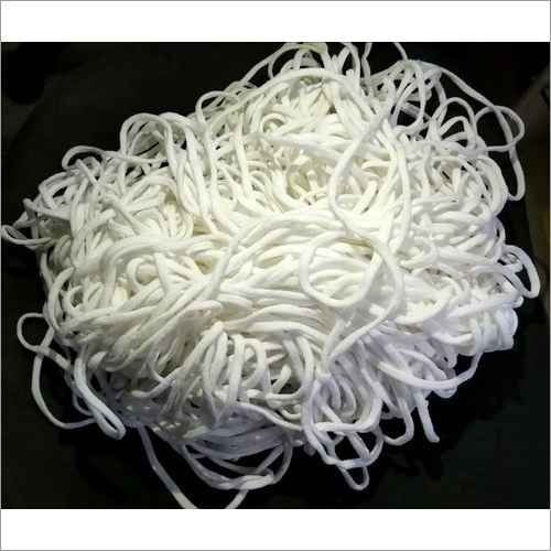 5 Mm Mask Elastic Tape - Durable Polyester With Spandex Yarn, Thick White Plain Elastic For Secure Mask Usage Behind Ears