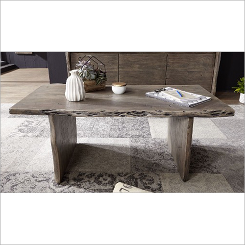 Solid Acacia Wood Coffee Tables - Rosewood Finish, Durable Solid Wood Design for Modern Living Spaces