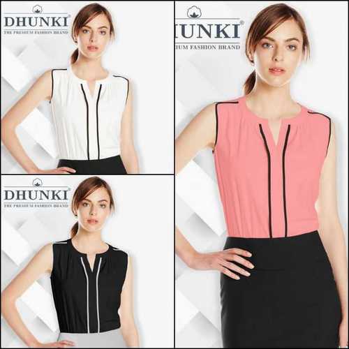 Dhunki Premium Designer Top - US Super Softy Fabric, Sleeveless Style | Available in M and XL Sizes, Limited Edition