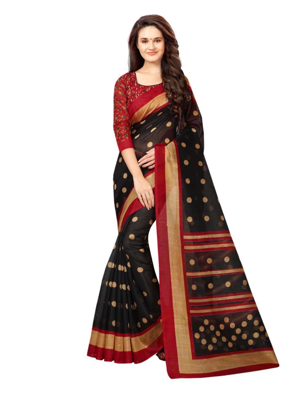 Mysure Saree - Mysure Silk Fabric Customized Size Regular Color | Heavy Digital Printed Design Breathable & Washable Casual Dress Type