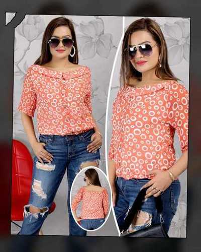 Crop top georgette