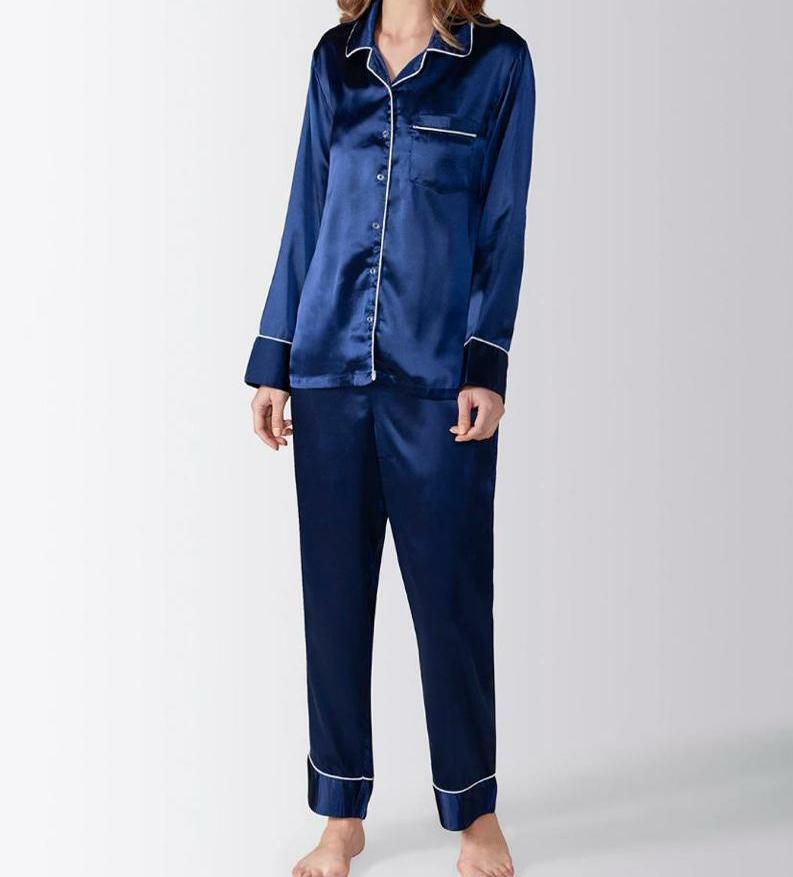 Silk Night Wear - Small To Extra Large | Relaxed Fit, Short Sleeve, Pink, Button Closure, Machine Washable