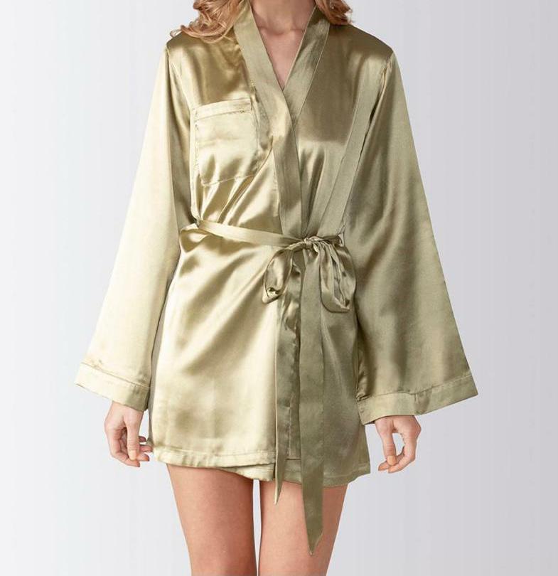 Silk Night Wear - Small To Extra Large | Relaxed Fit, Short Sleeve, Pink, Button Closure, Machine Washable