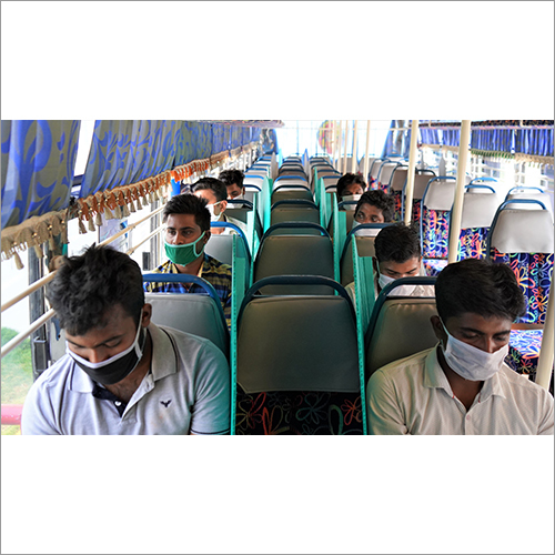 Safe Partitions For Public Transport Travel Guard Application: Social Distancing