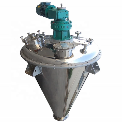 Double Screw Fertilizer Powder Cone Ribbon Mixer - Advanced Nauta Mixer Design, Effective Compound Motion Technology