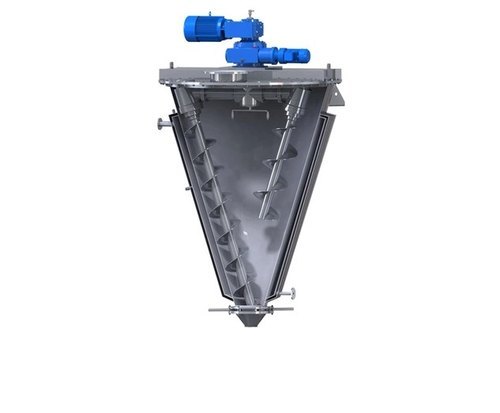 Double Screw Fertilizer Powder Cone Ribbon Mixer - Advanced Nauta Mixer Design, Effective Compound Motion Technology