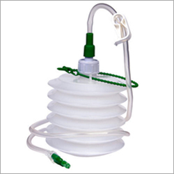 Close Wound Suction Unit - Non-Toxic PVC, White Sterile for Efficient Drainage | Single Use, Multi-Perforation Design