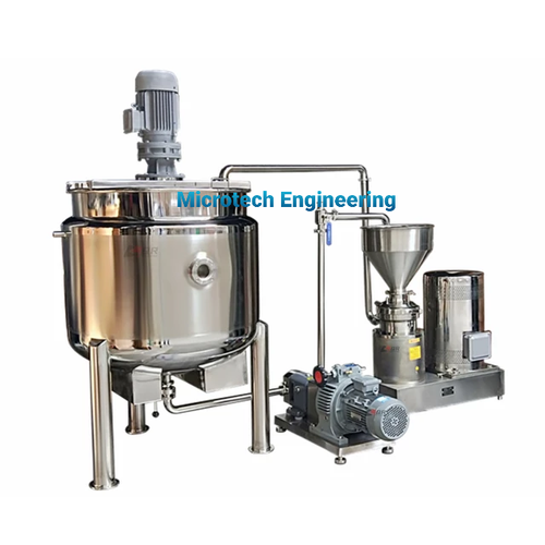 Ointment Processing Plant - Stainless Steel, 500-1000l Capacity, Semi-automatic, 2800 Rpm Performance