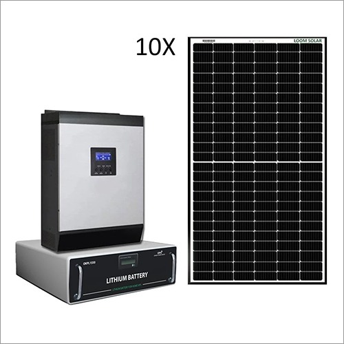 Loom Solar 5 kW Off Grid Solar System for Homes, Small Office, Shops