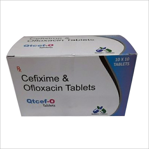 Cefixime And Ofloxacin Tablets - 200 Mg Each, Prescription-Based Antibiotic | Suitable For All, Keep In Dry Place