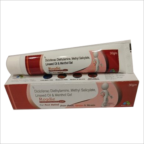 Diclofenac Diethylamine Methyl Salicylate Linseed Oil And Menthol Gel Application: Used To Treat Pain