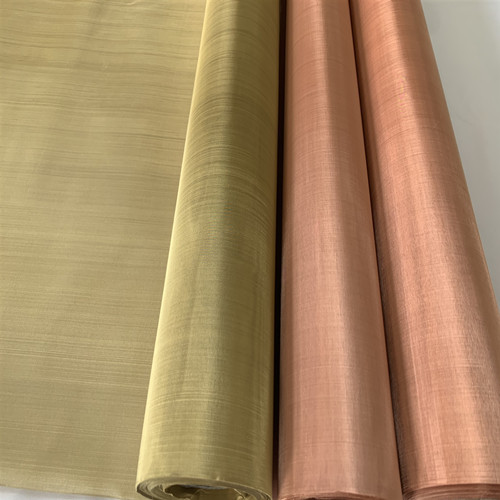 Brass Wire Mesh 100x100 Mesh Plain Weave Aperture: 0.15mm