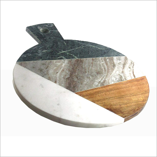 Indian Marble Round Chopping Board