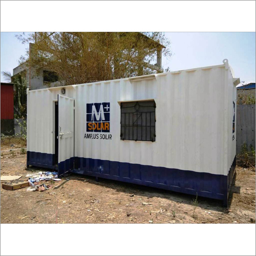 Portable Cabin - Steel & Panel, Variable Dimensions, Off-white Color | Lifespan 30 Years, Prefabricated Design For Multi-use Applications