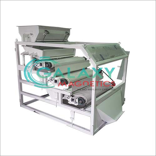 Roller Magnetic Separator - Efficient Metal Removal System | Ideal For Dairy, Grain, Plastics, Food, Chemicals, And Oils