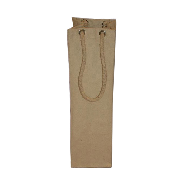 Customized Canvas One Bottle Bag