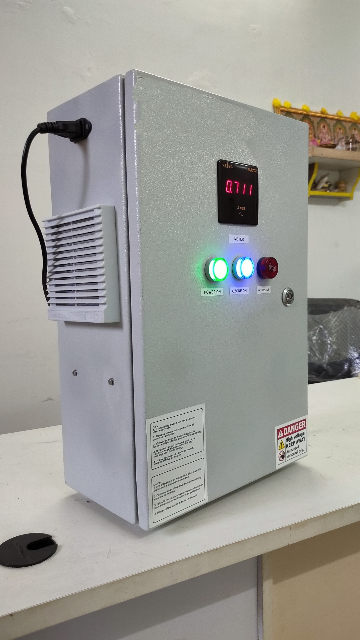 Ro Plant Ozonator - Capacity: 5gph Kg/hr