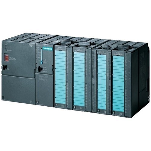 Siemens PLC - Mild Steel, 40 I/O Points, 8-25V Power Supply | Gray Color, 1 Year Warranty, Industrial Usage