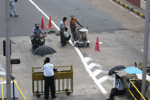 थर्मोप्लास्टिक रोड मार्किंग पेंट्स