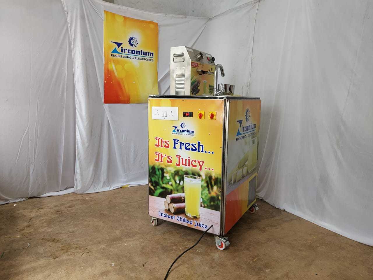 Sugarcane Juicer With Chilling System