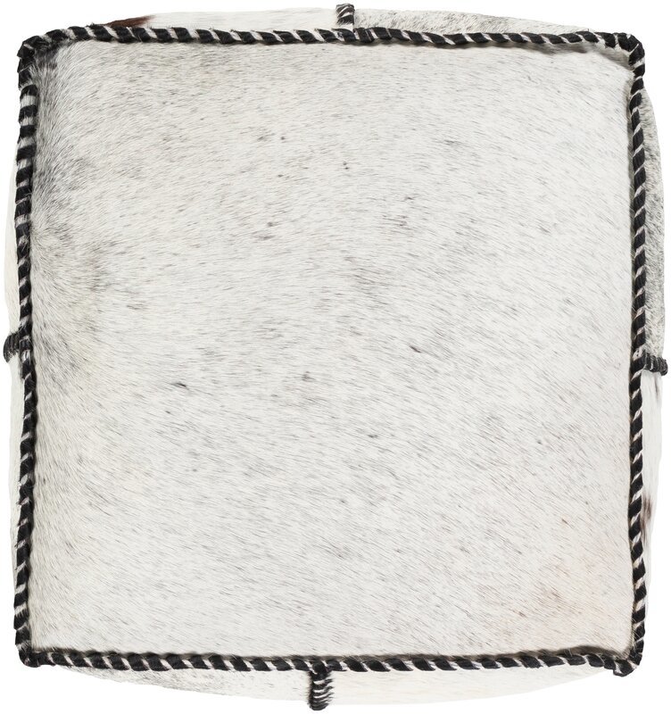 Leather Pouf